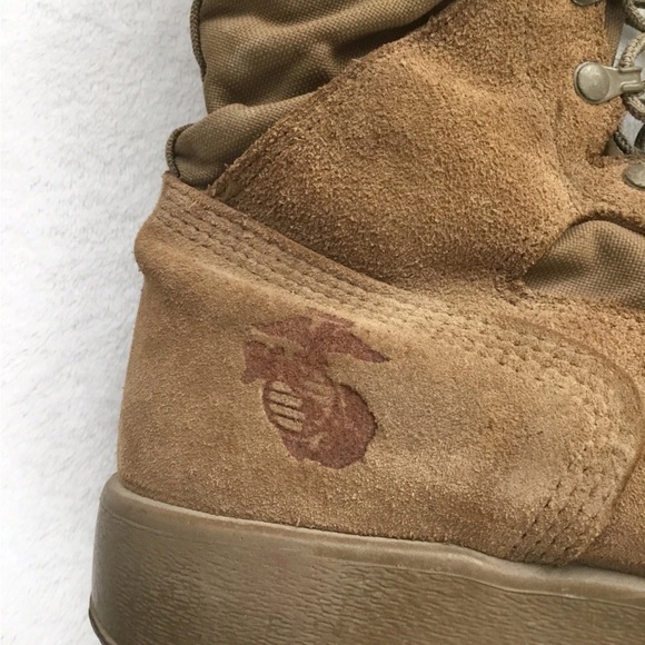 Marine Corps McRae coyote brown combat boots size 9 1/2 wide - Picture 2 of 11